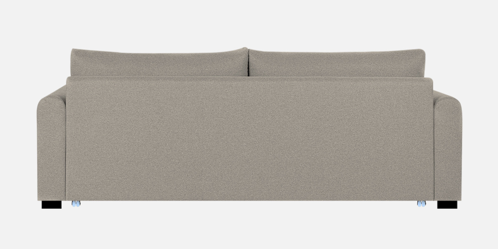 Sigma Fabric 3 Seater Pull Out Sofa Cum Bed In Ash Grey Colour - Febonic Living