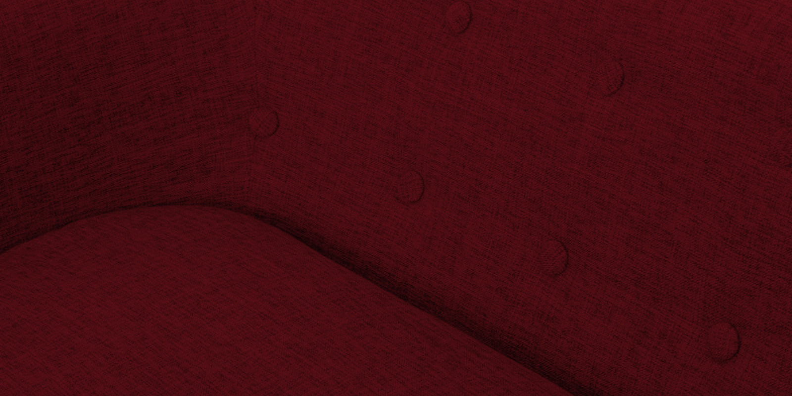 Casper Fabric 2 Seater Sofa In Ruby Red Colour - Febonic Living