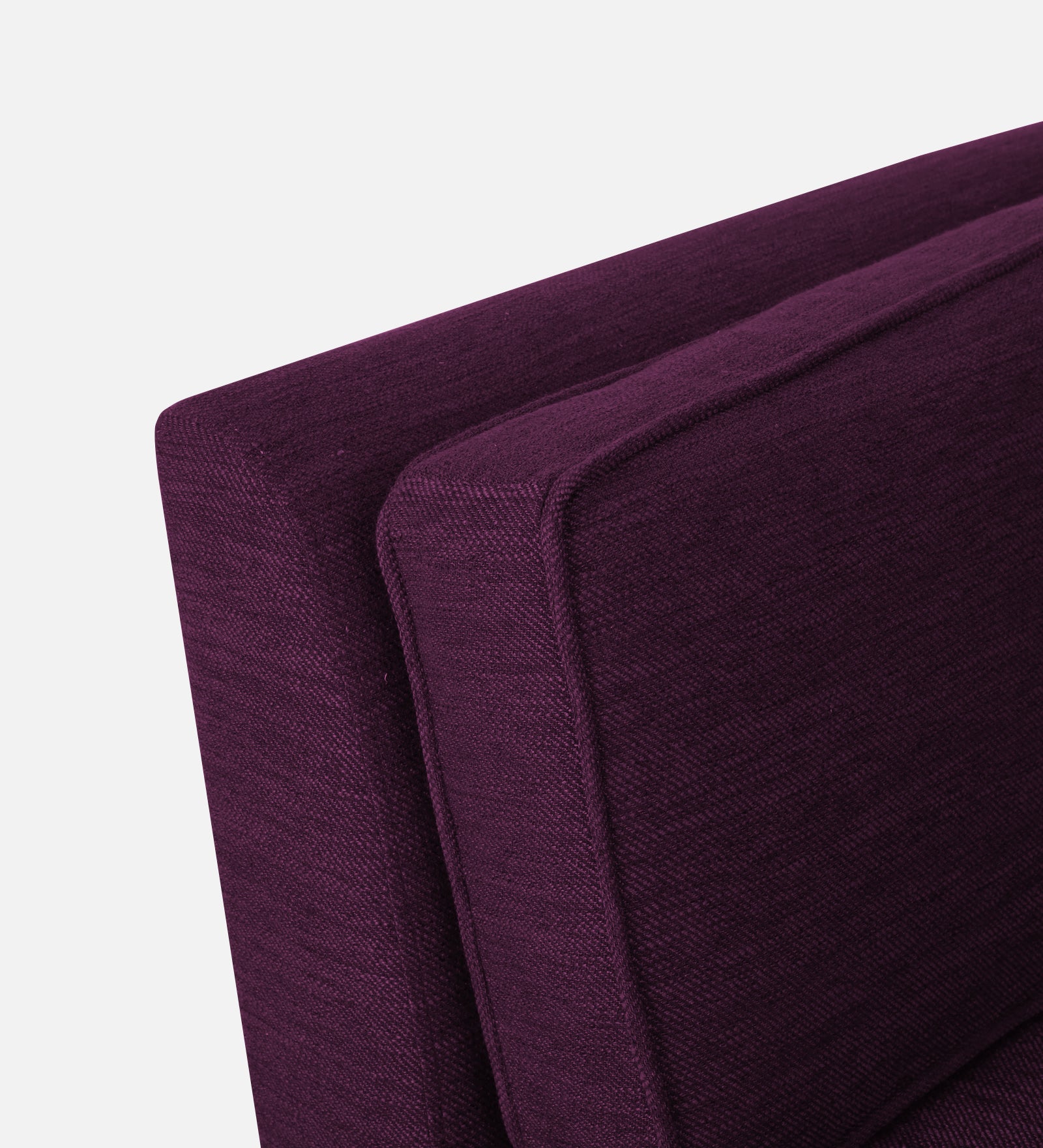 Nigar Fabric 1 Seater Sofa In Greek Purple Colour - Febonic Living