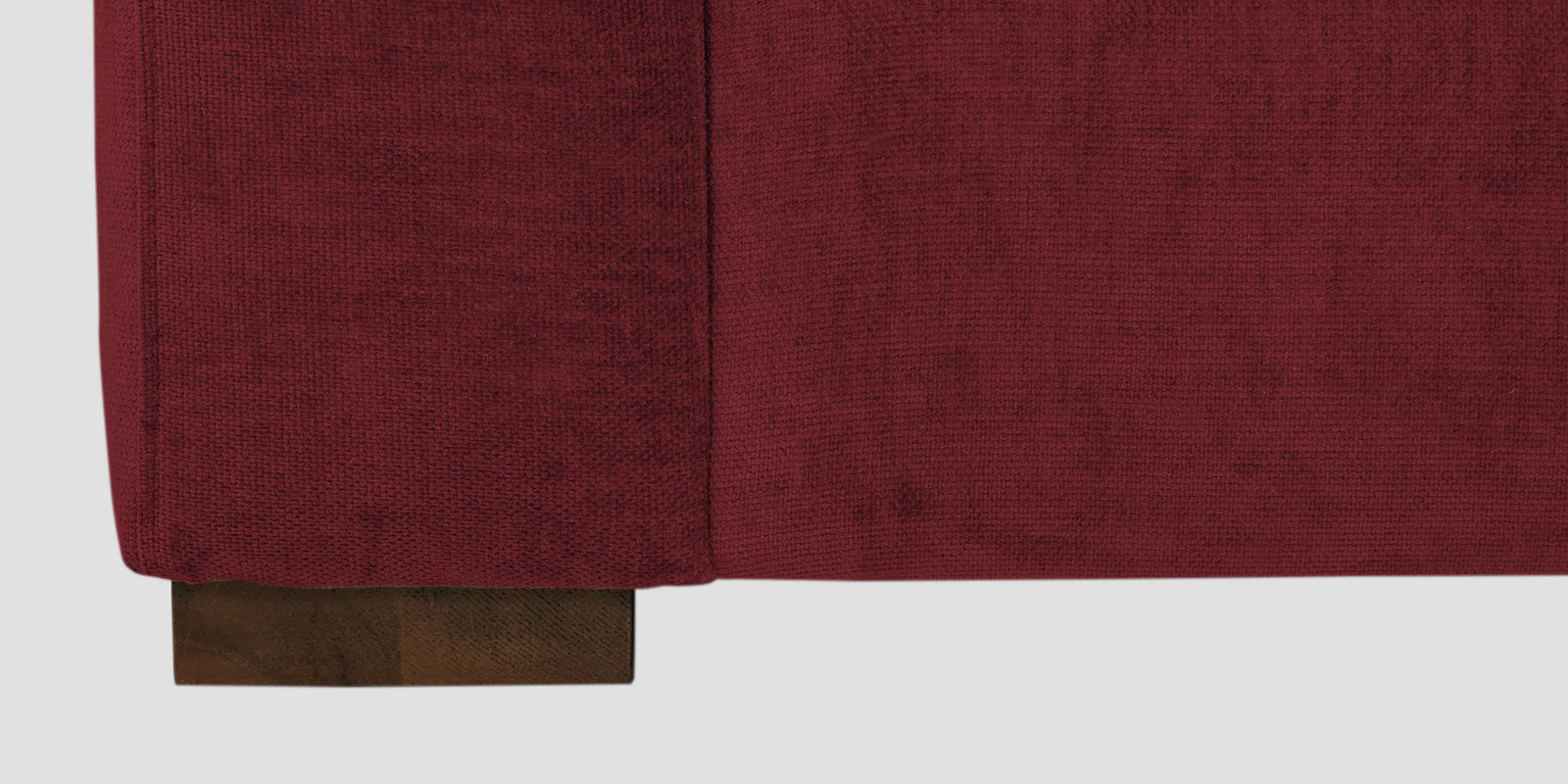 Dara Fabric 3 Seater Sofa In Blood Maroon Colour - Febonic Living
