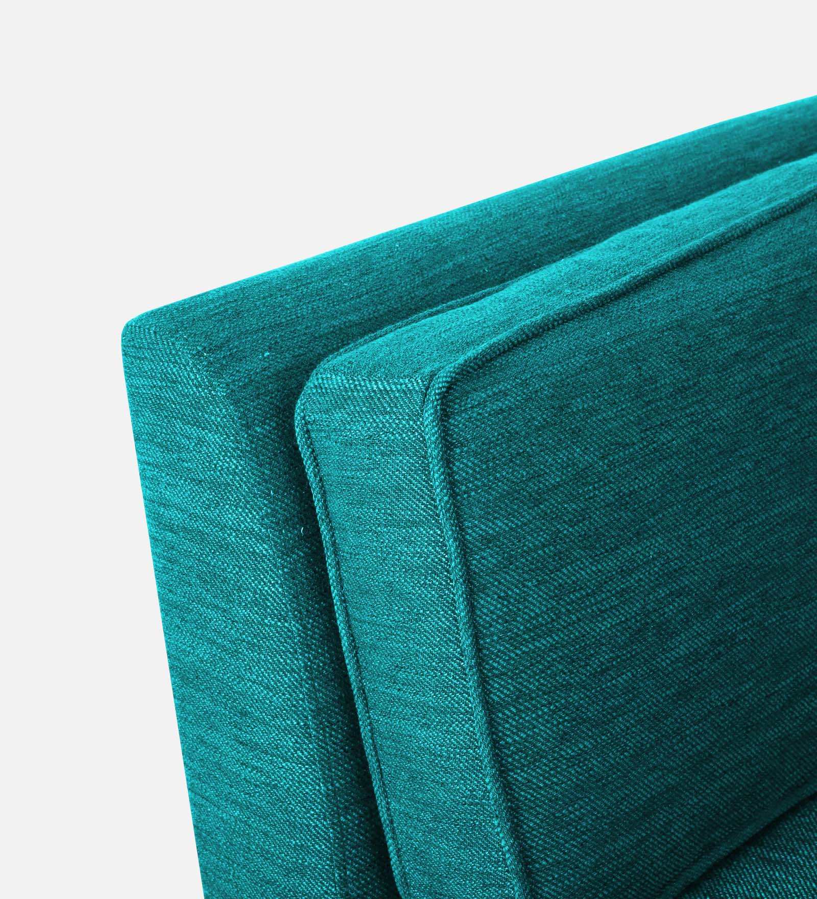 Nigar Fabric 1 Seater Sofa In  Sea Green Colour - Febonic Living