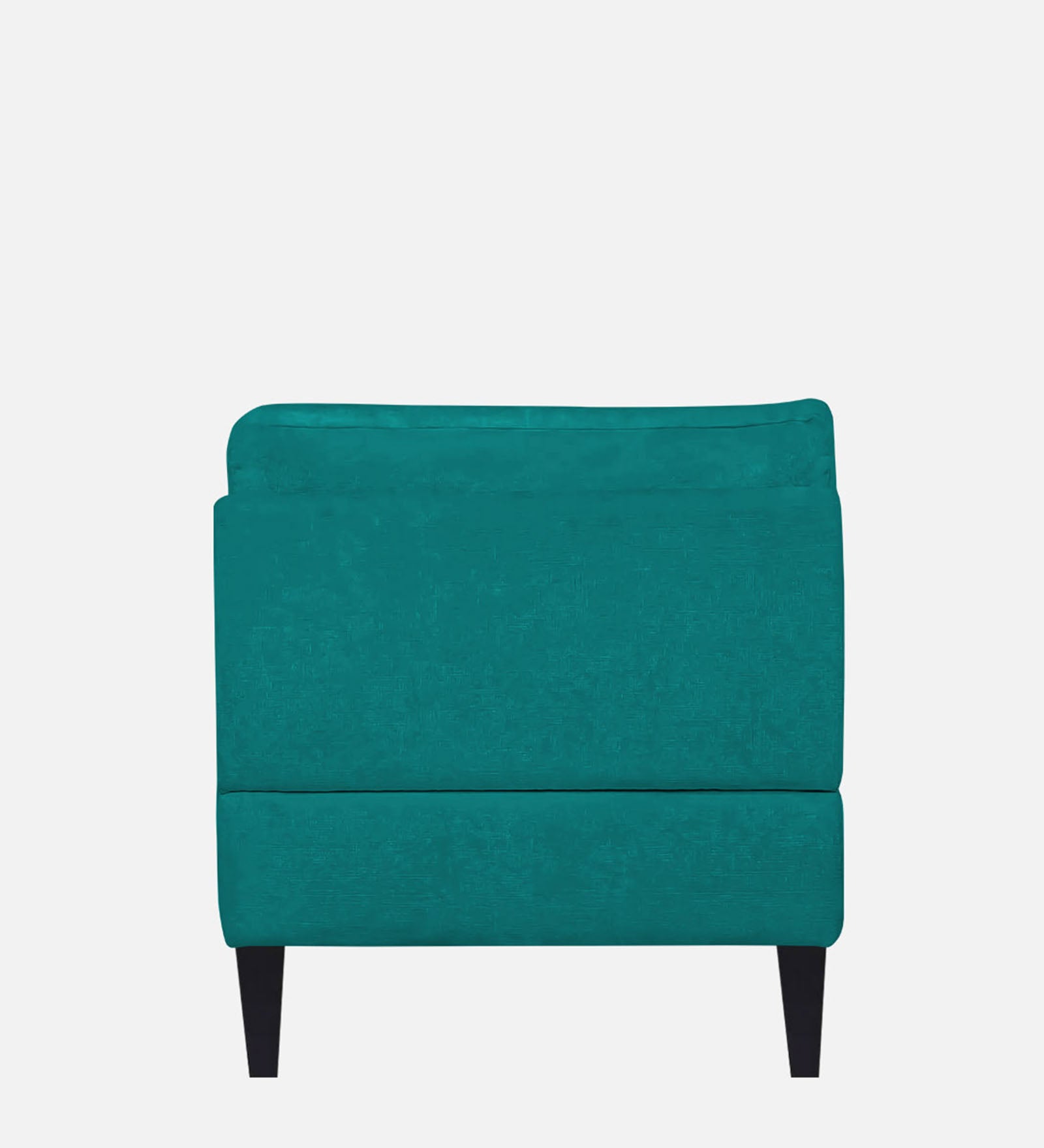 Nadia Fabric Armless Chaise Lounger In Sea Green Colour - Febonic Living