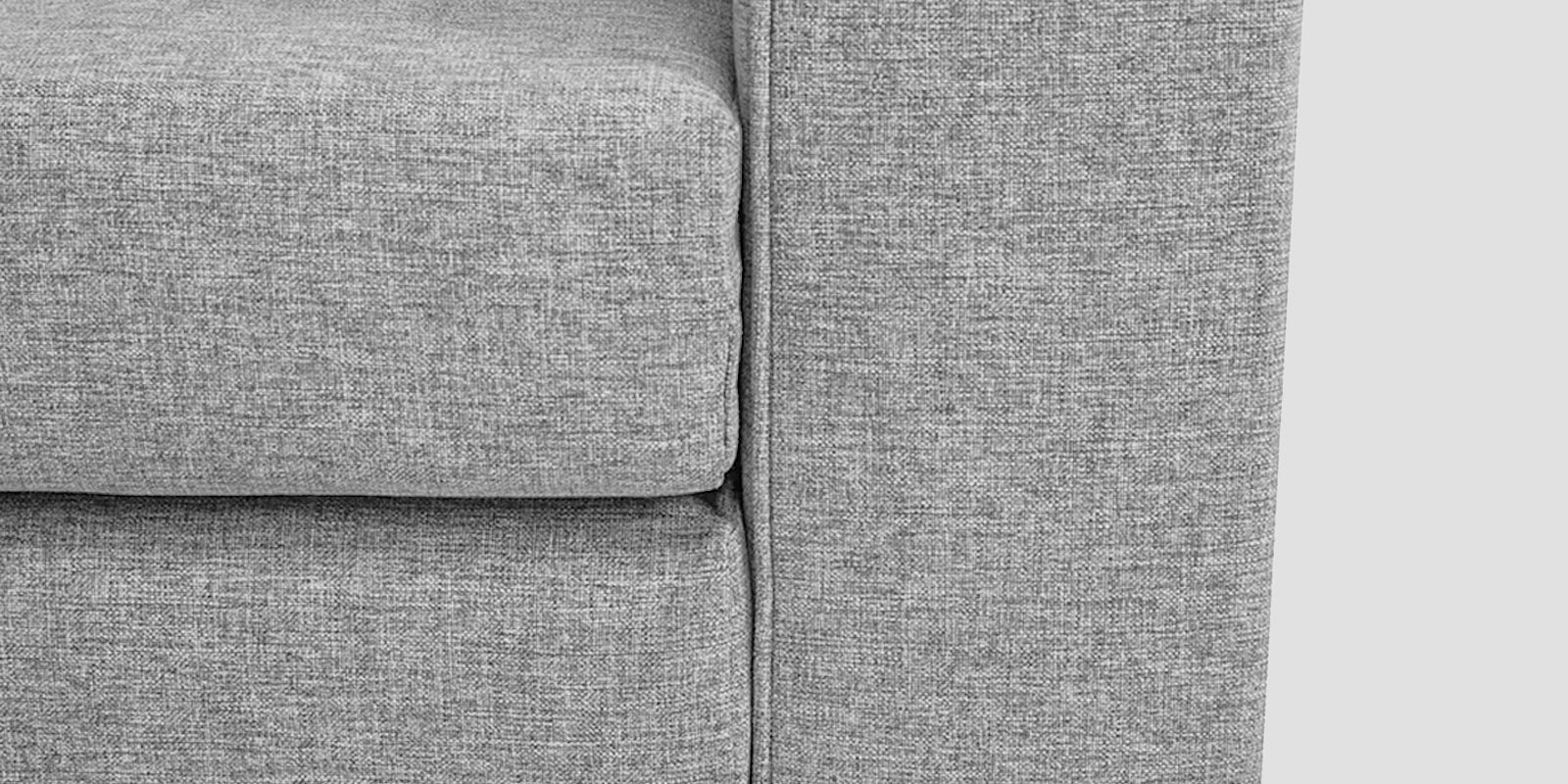 Kenia Fabric 3 Seater Foldable Sofa Cum Bed In Lit Grey Colour - Febonic Living
