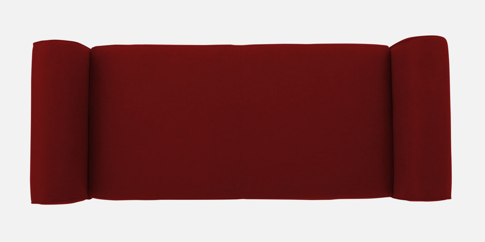 Molo Fabric 2 Seater Recamier In Blood Maroon Colour With Storage - Febonic Living