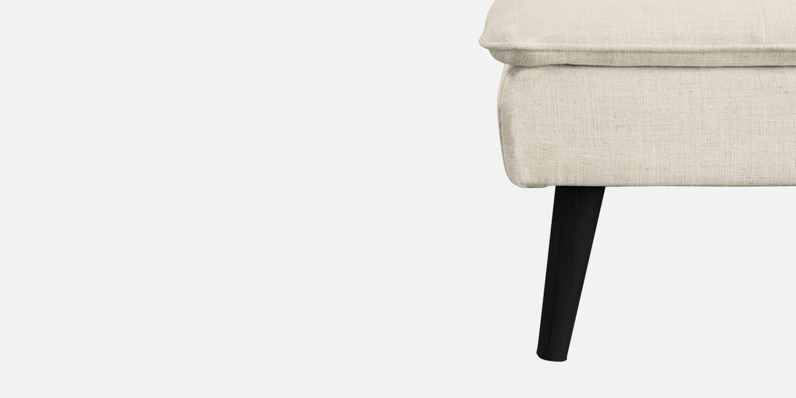 Toner Fabric 3 Seater Convertible Sofa Cum Bed In Ivory Cream Colour - Febonic Living