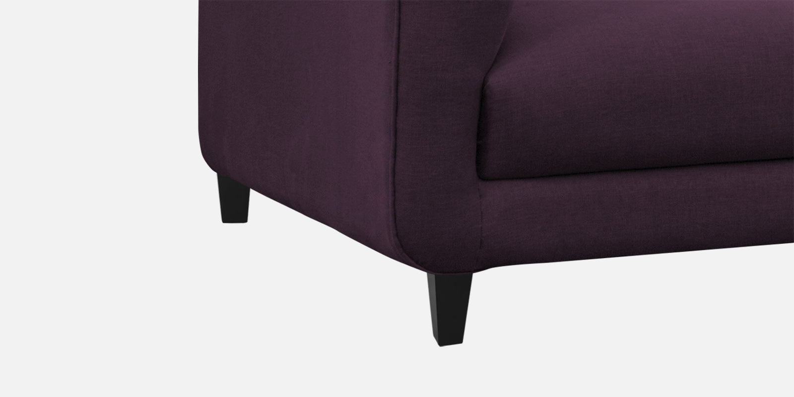 Niki Fabric 3 Seater Sofa In Greek Purple Colour - Febonic Living