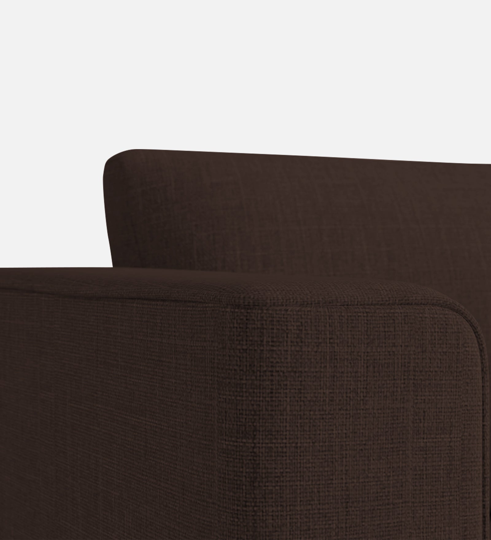 Kenia Fabric 1 Seater Foldable Sofa Cum Bed In Coffee Brown Colour - Febonic Living