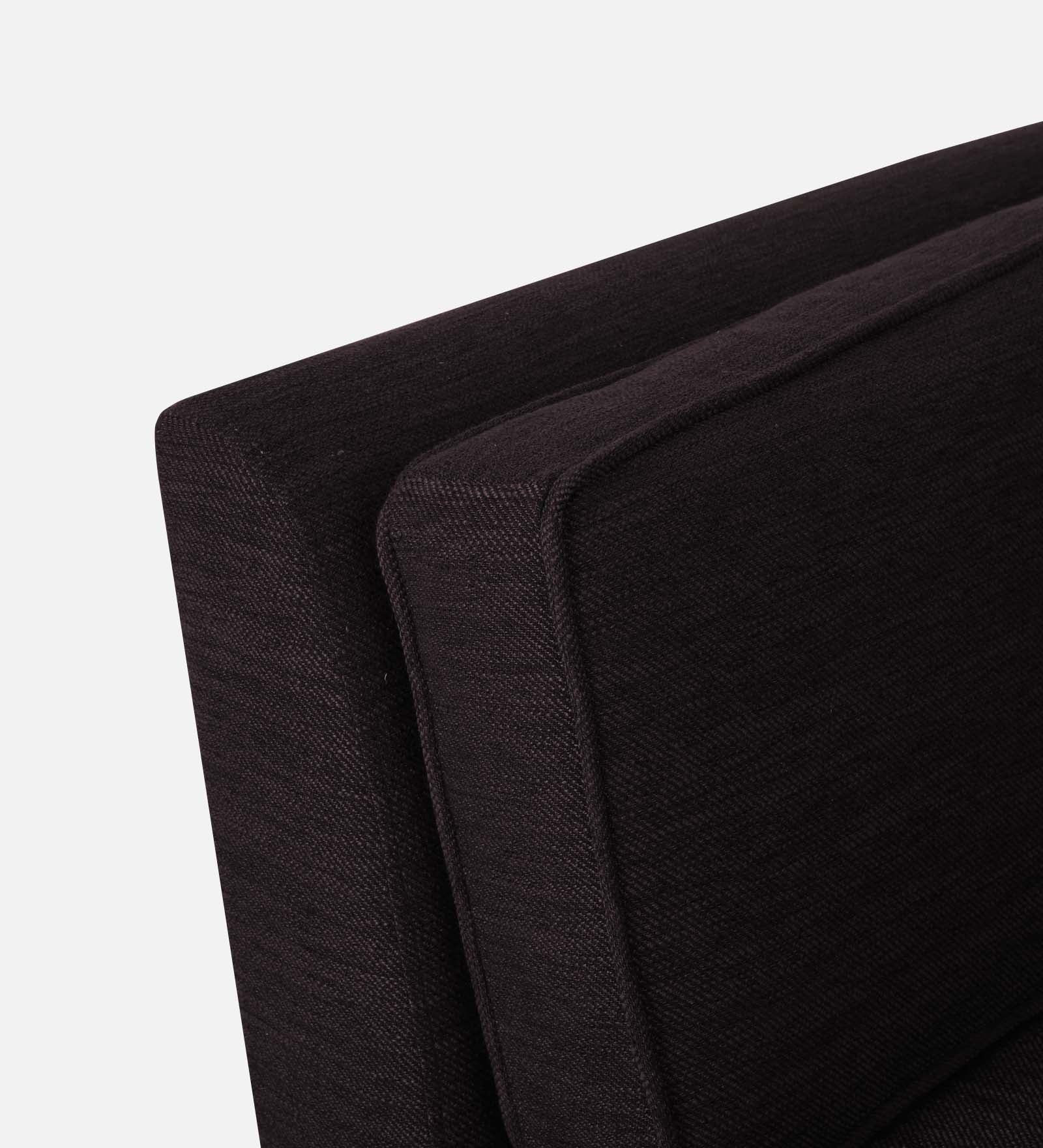 Nigar Fabric 1 Seater Sofa In  Cara Brown Colour - Febonic Living