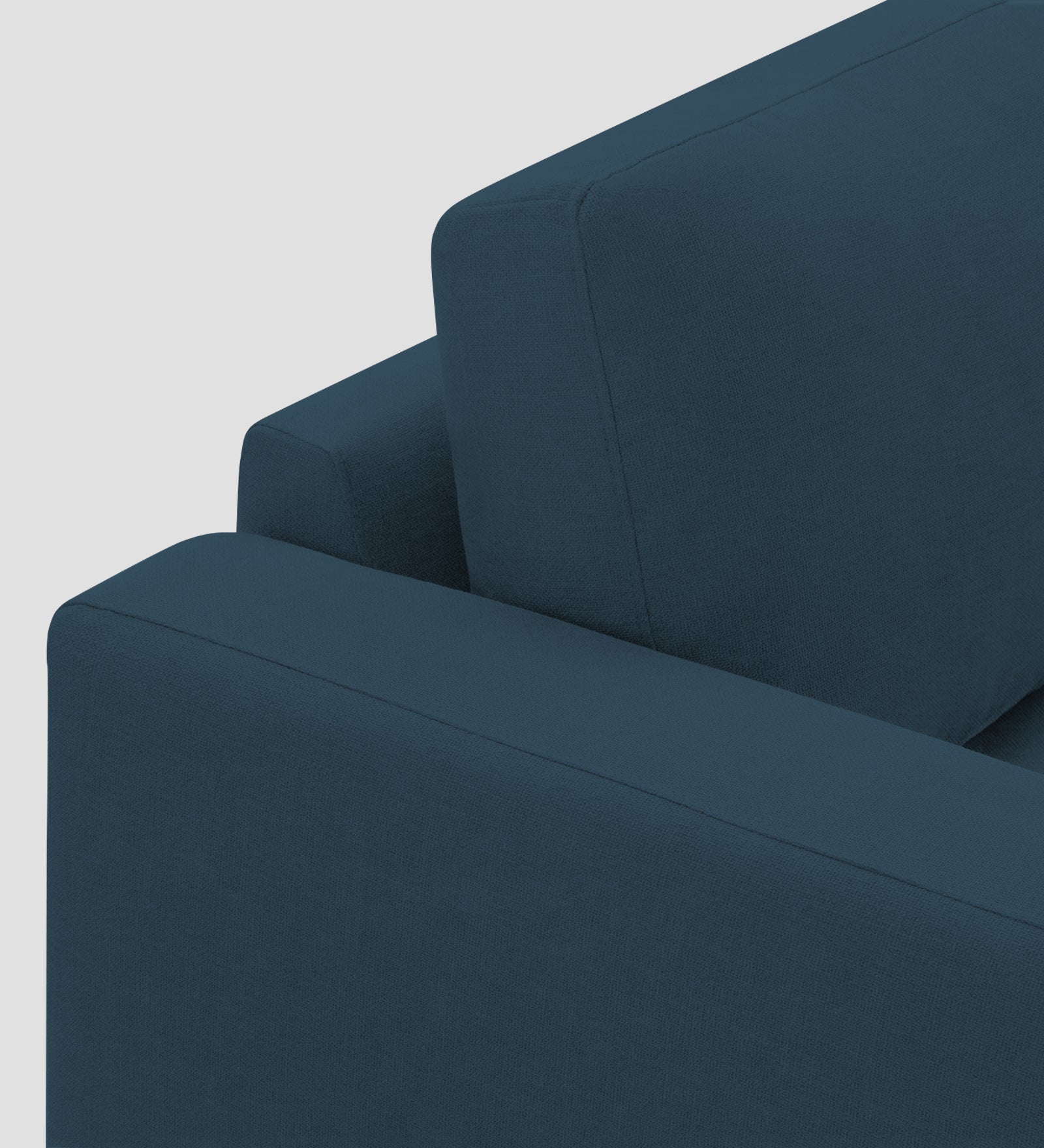 Esha Fabric 1 Seater Sofa In Cool Blue Colour - Febonic Living