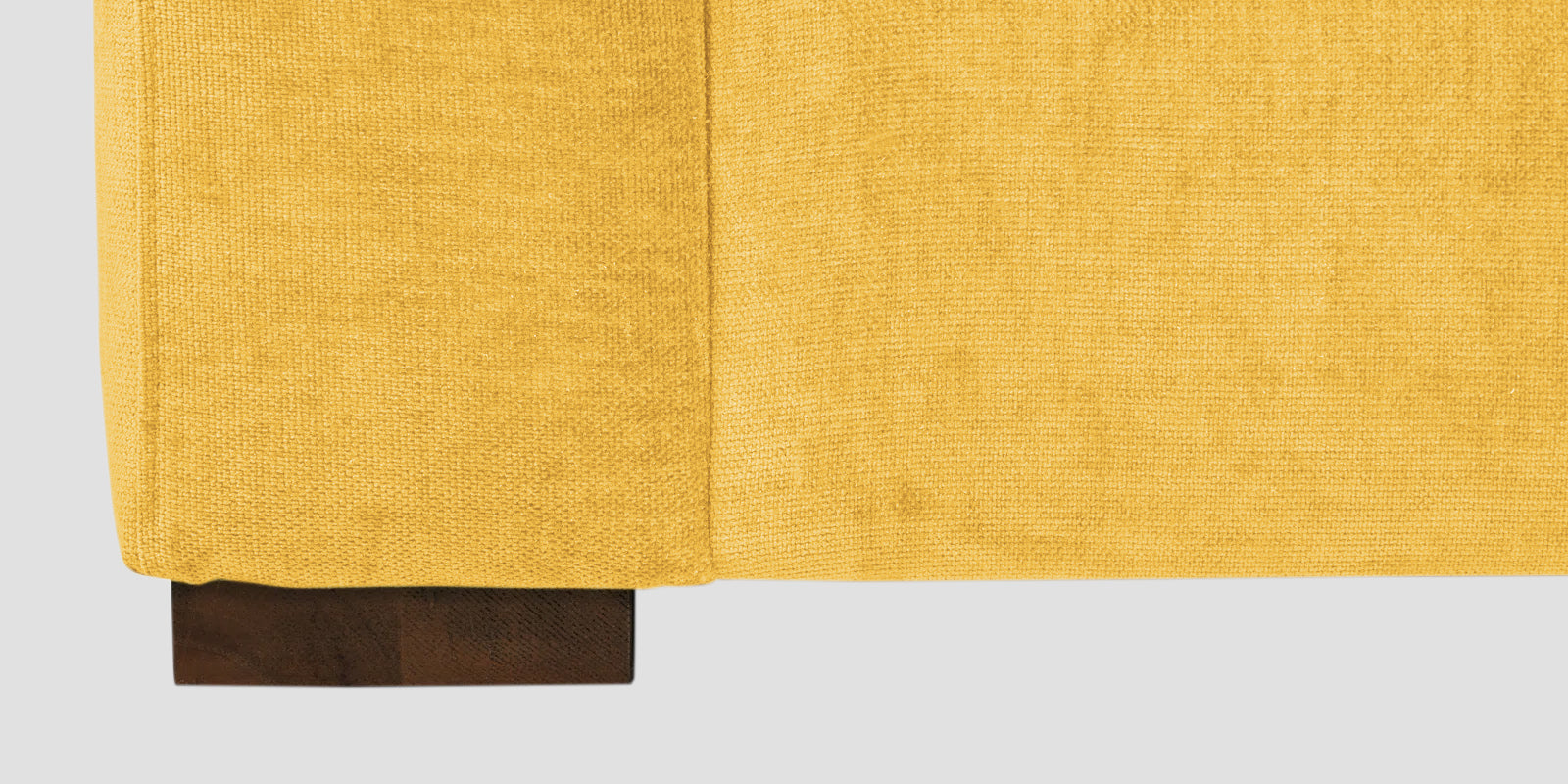 Dara Fabric 3 Seater Sofa In Bold Yellow Colour