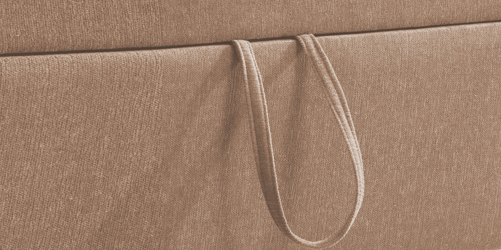 Kara Fabric 3 Seater Pull Out Sofa Cum Bed In Cosmic Beige Colour - Febonic Living