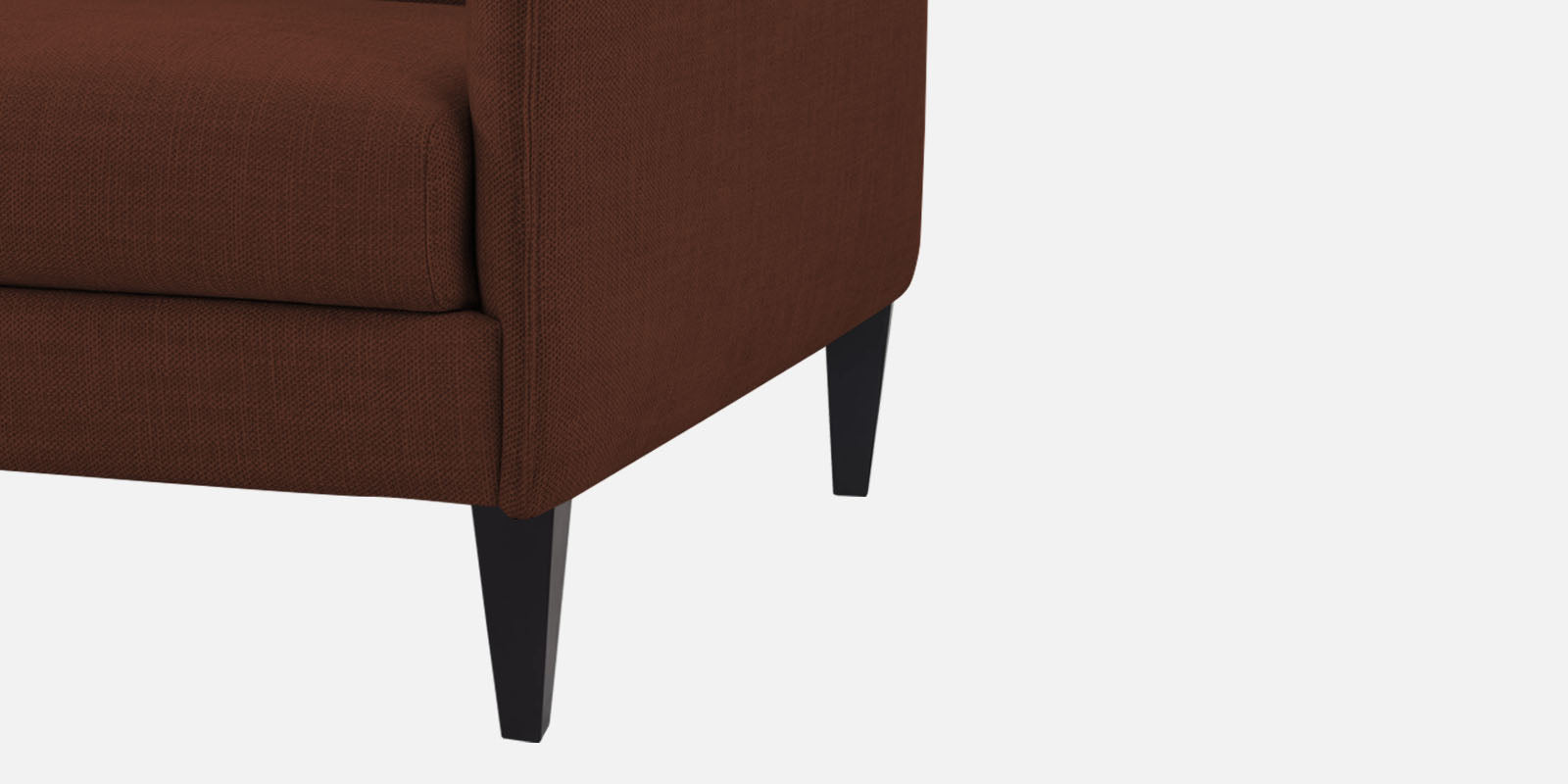 Piku Fabric RHS Sectional Sofa (3+Lounger) In Coffee Brown Colour - Febonic Living