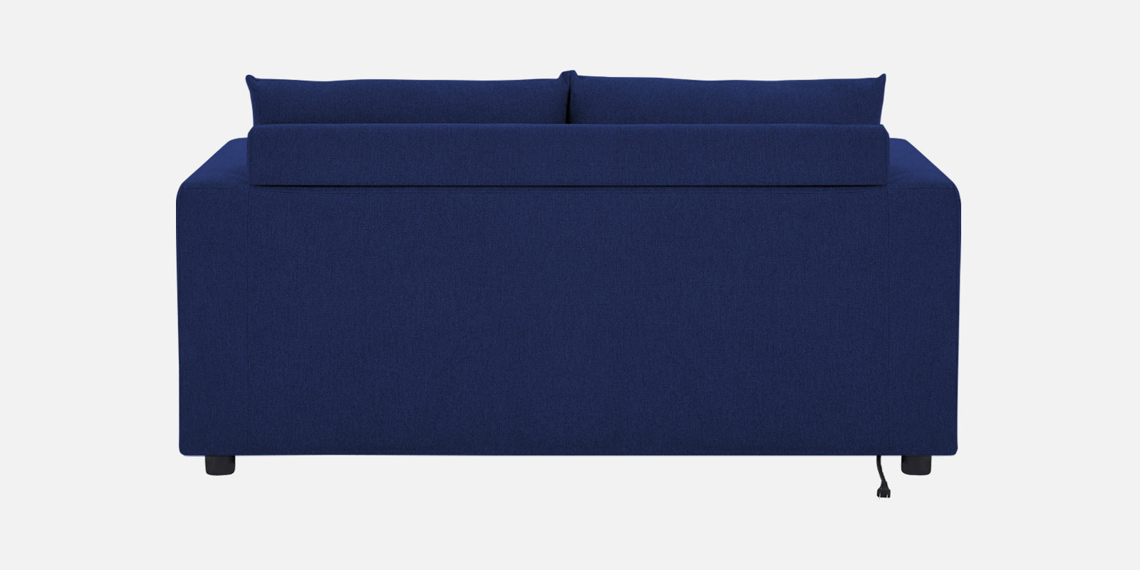 Roman Fabric 3 Seater Foldable Sofa Cum Bed In Royal Blue Colour With USB Portable Type - Febonic Living