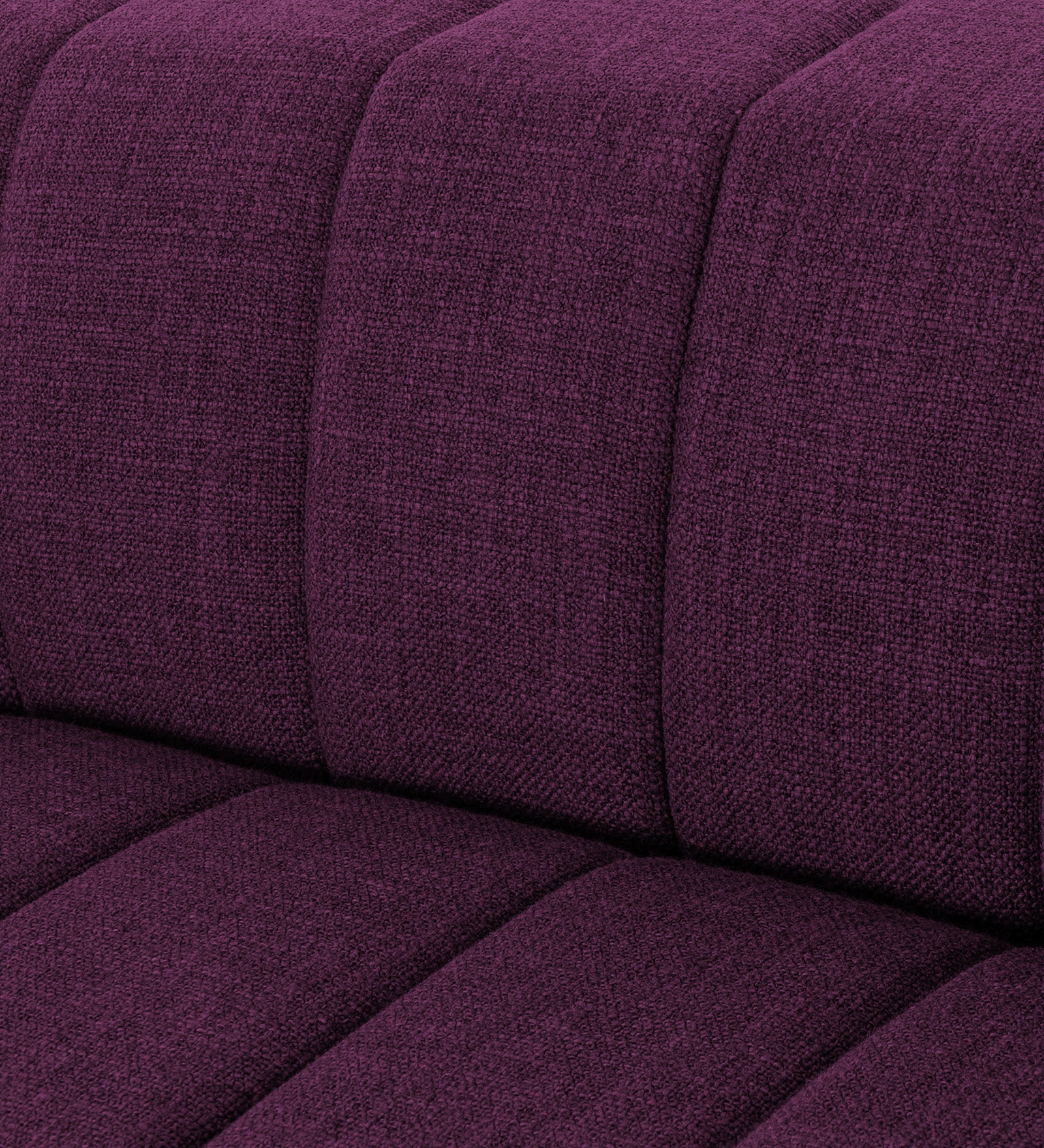 Lara Fabric 1 Seater Sofa in Greek Purple Colour