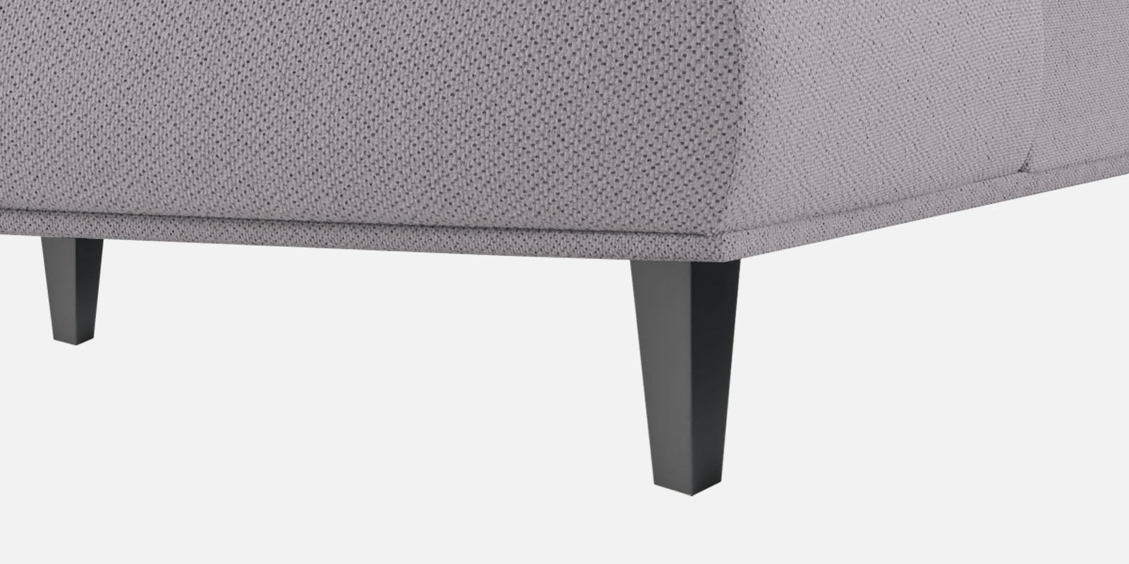 Como Fabric LHS Sectional Sofa (3+Lounger) In Lit Grey Colour - Febonic Living