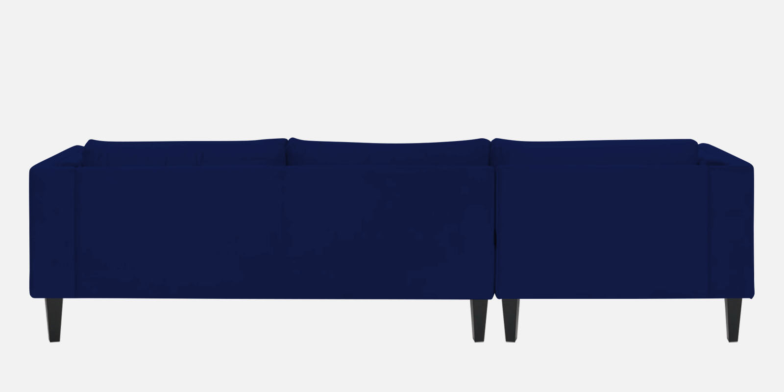 Jasper Velvet Rhs Sectional Sofa 3 Lounger In Dark Blue Colour - Febonic Living