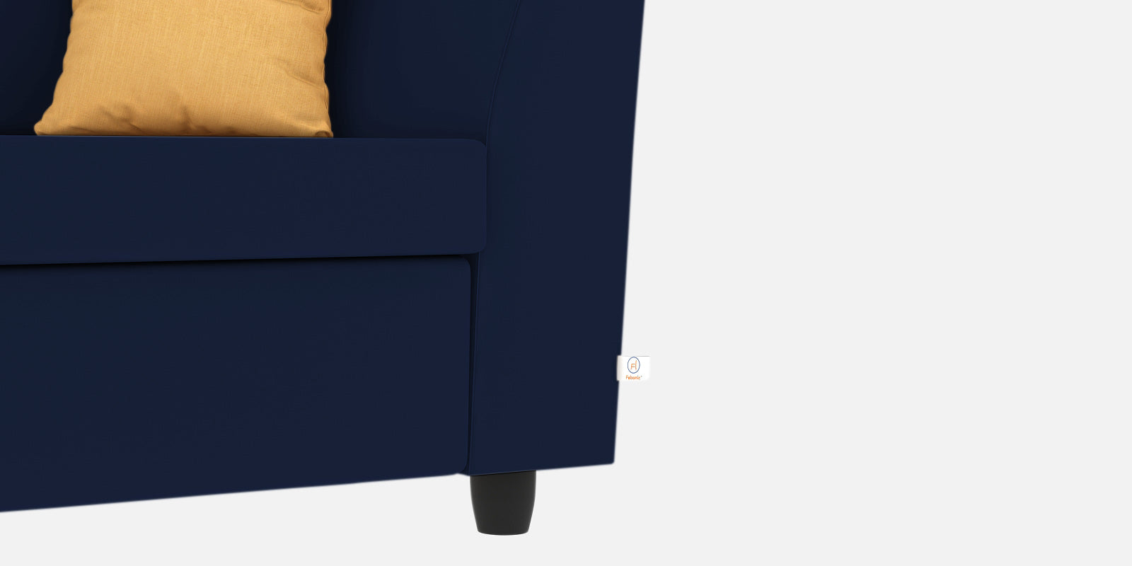 Nestin Velvet 2 Seater Sofa In Indigo Blue Colour - Febonic Living