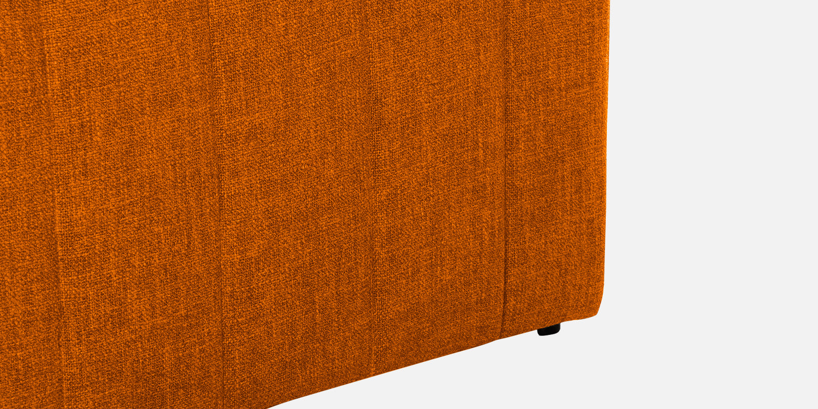 Lara Fabric 3 Seater Sofa In Vivid Orange Colour - Febonic Living