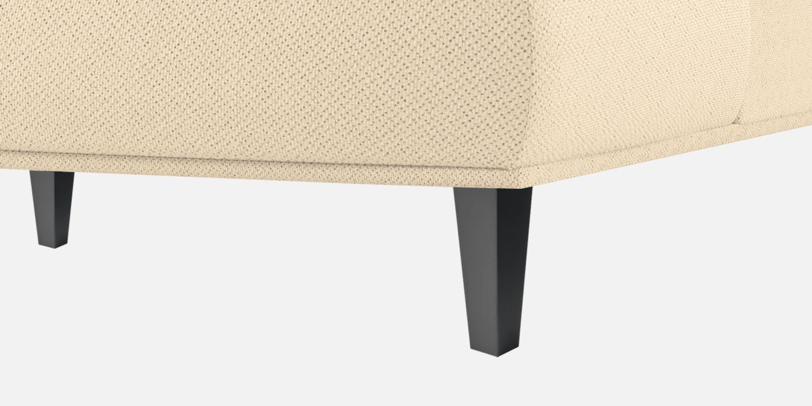 Como Fabric LHS Sectional Sofa (3+Lounger) In Ivory Beige Colour - Febonic Living