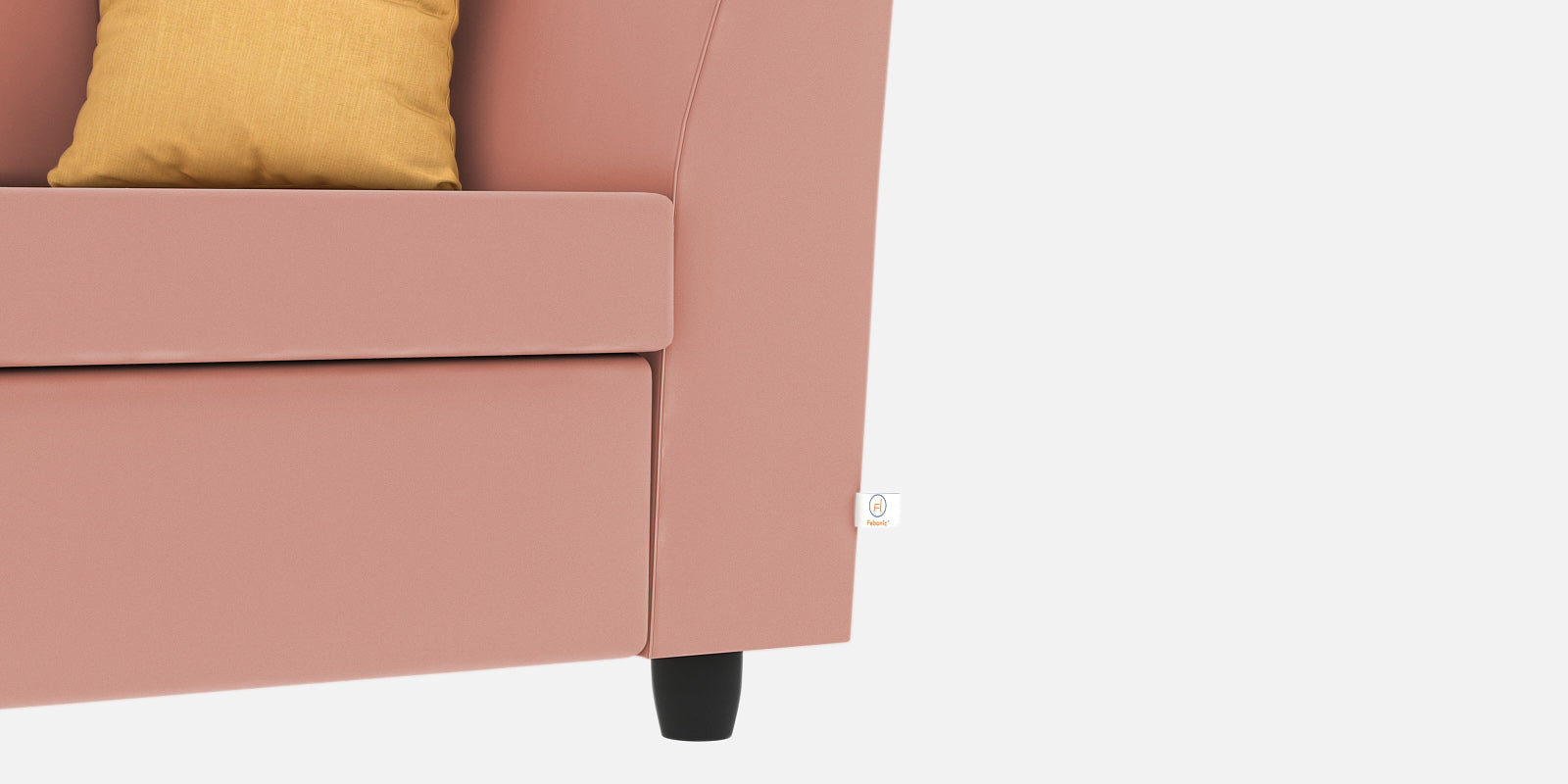 Nestin Velvet 2 Seater Sofa In Blush Pink Colour - Febonic Living