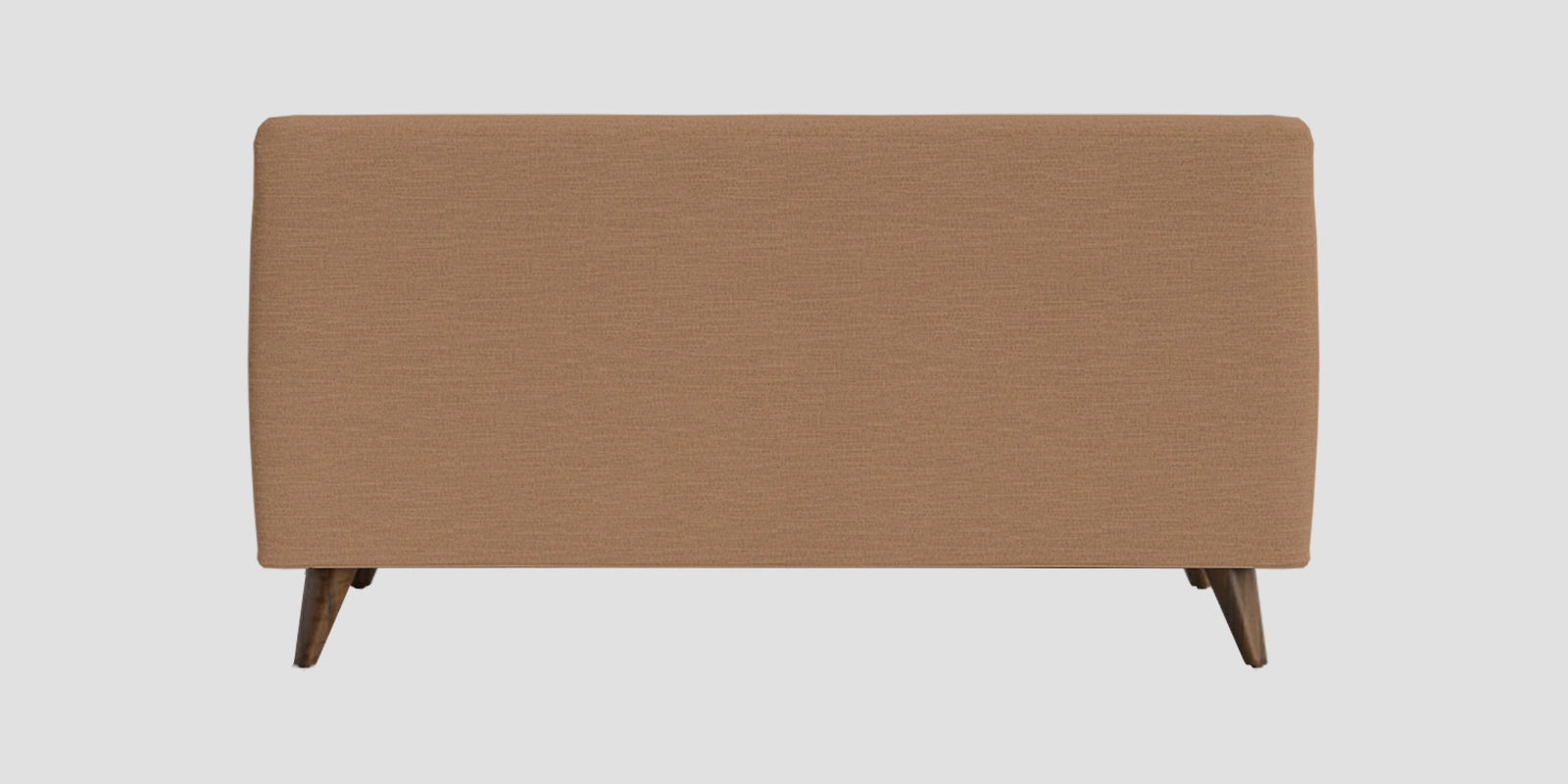 Jasmin Fabric 2 Seater Armless Sofa In Cosmic Beige Colour - Febonic Living