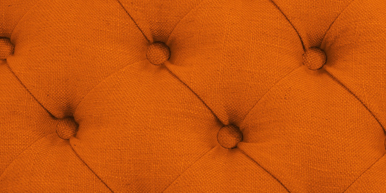 Nowia Fabric 3 Seater Recamier In Vivid Orange Colour With Storage - Febonic Living