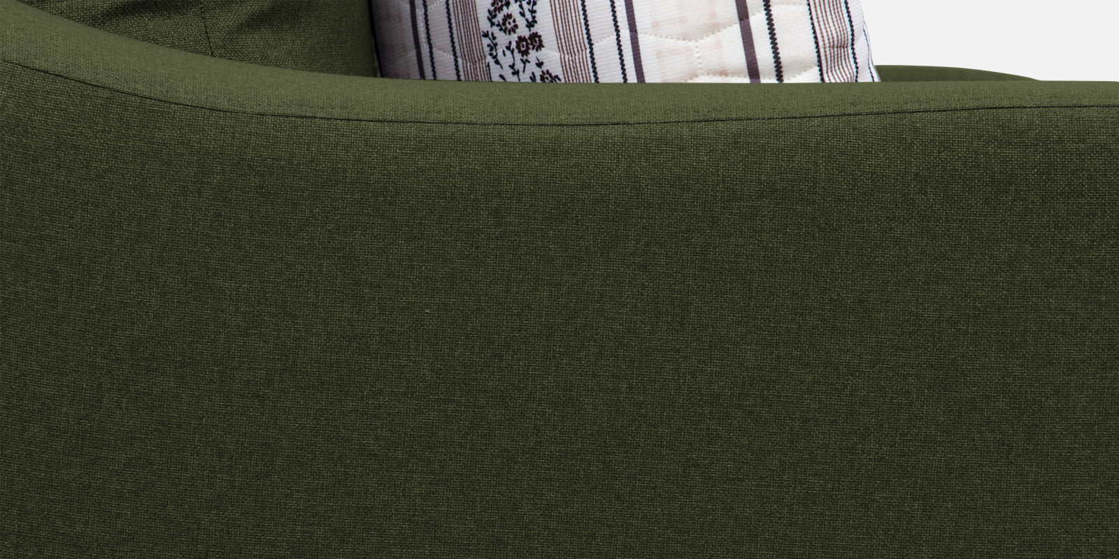 Kevin Fabric 2 Seater Sofa In Olive Green Colour