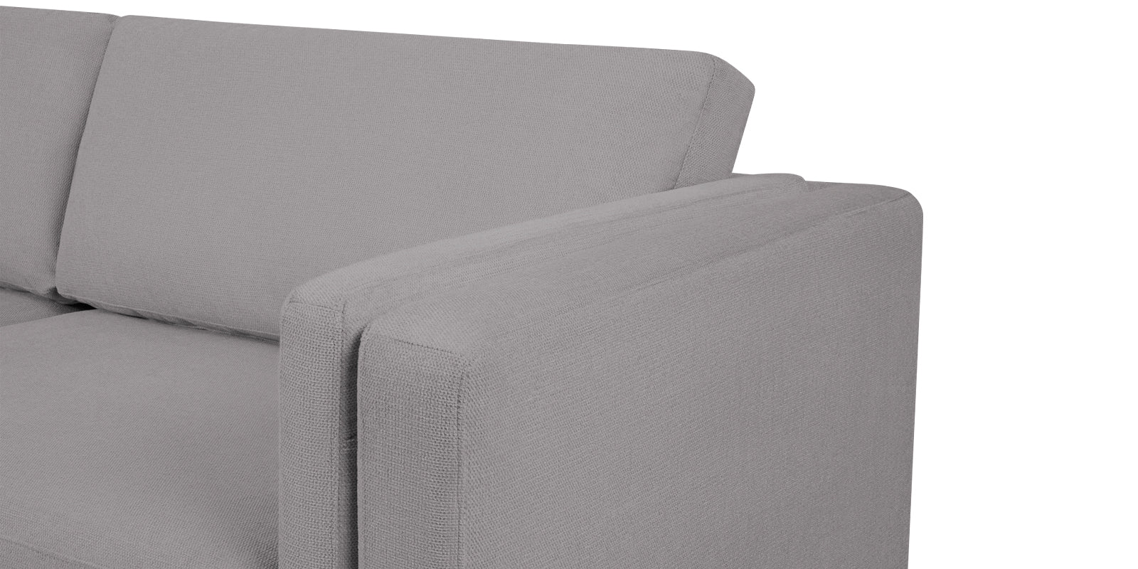 Jasper Velvet 3 Seater Sofa in concrete grey Colour