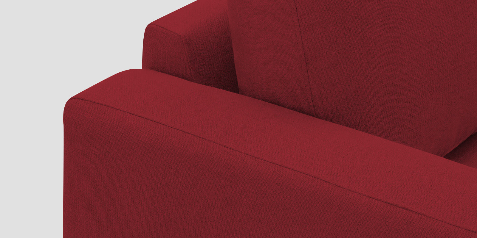 Esha Fabric 3 Seater Sofa In Chilli Red Colour - Febonic Living