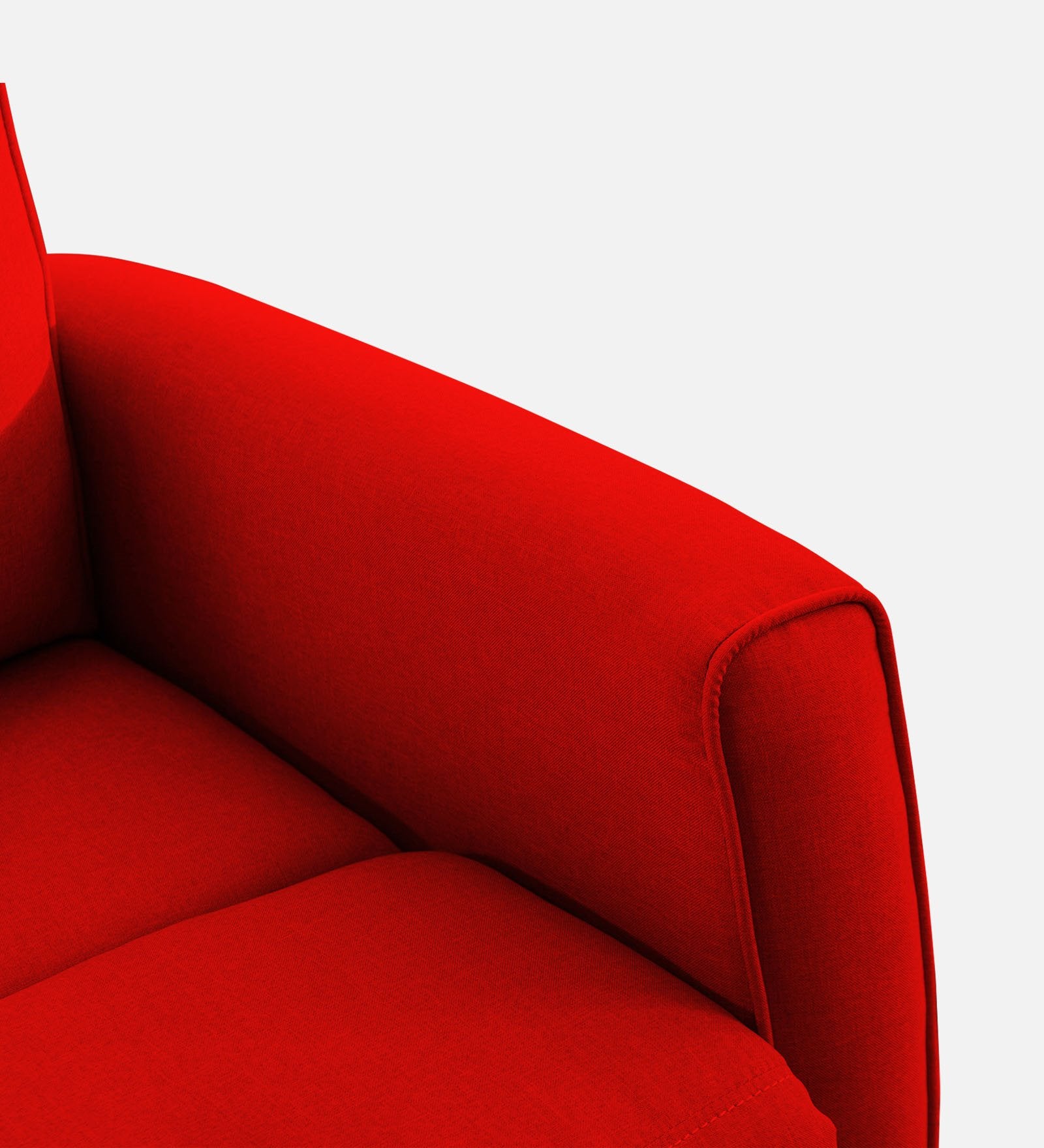 Logan Fabric 1 Seater Manual Recliner In Ruby Red Colour - Febonic Living