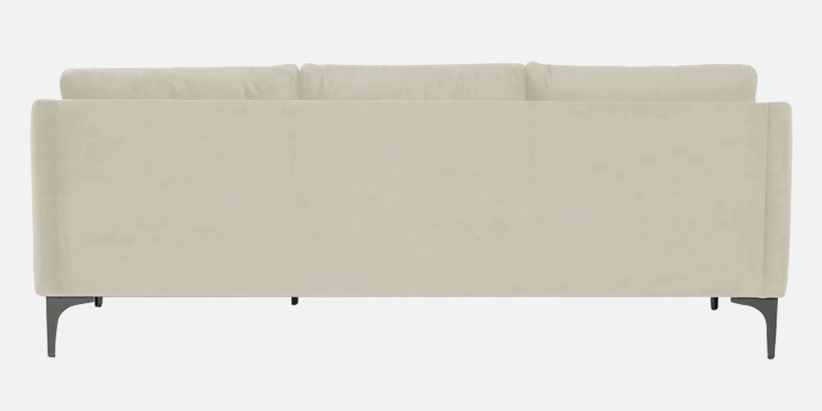 Haru Fabric LHS Sectional Sofa (2+Lounger) In Warm White Colour - Febonic Living