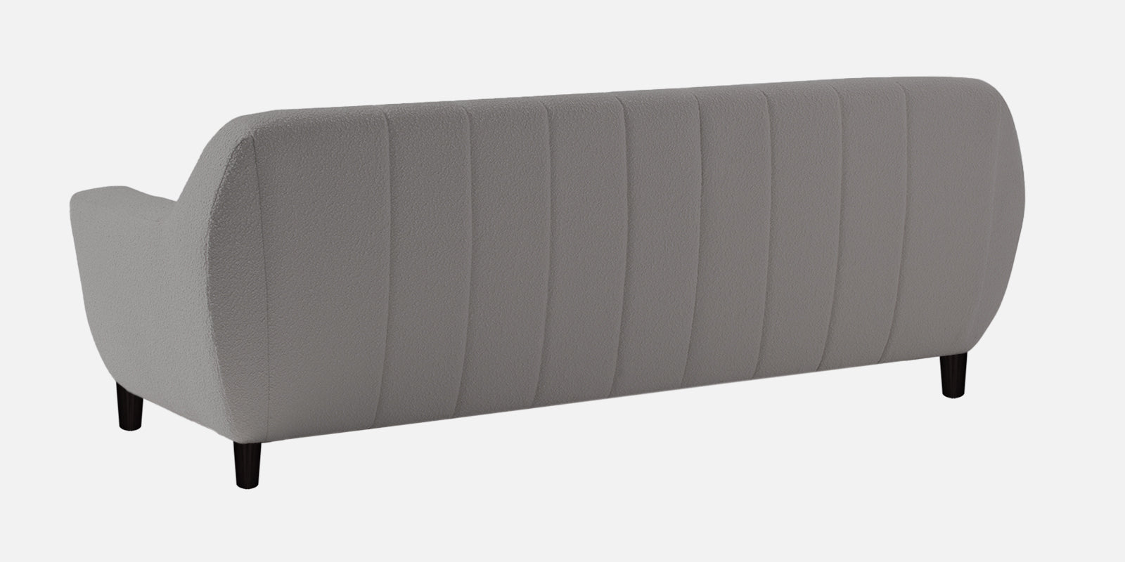 Nesco Boucle Fabric 3 Seater Sofa in Sweden Gary Colour