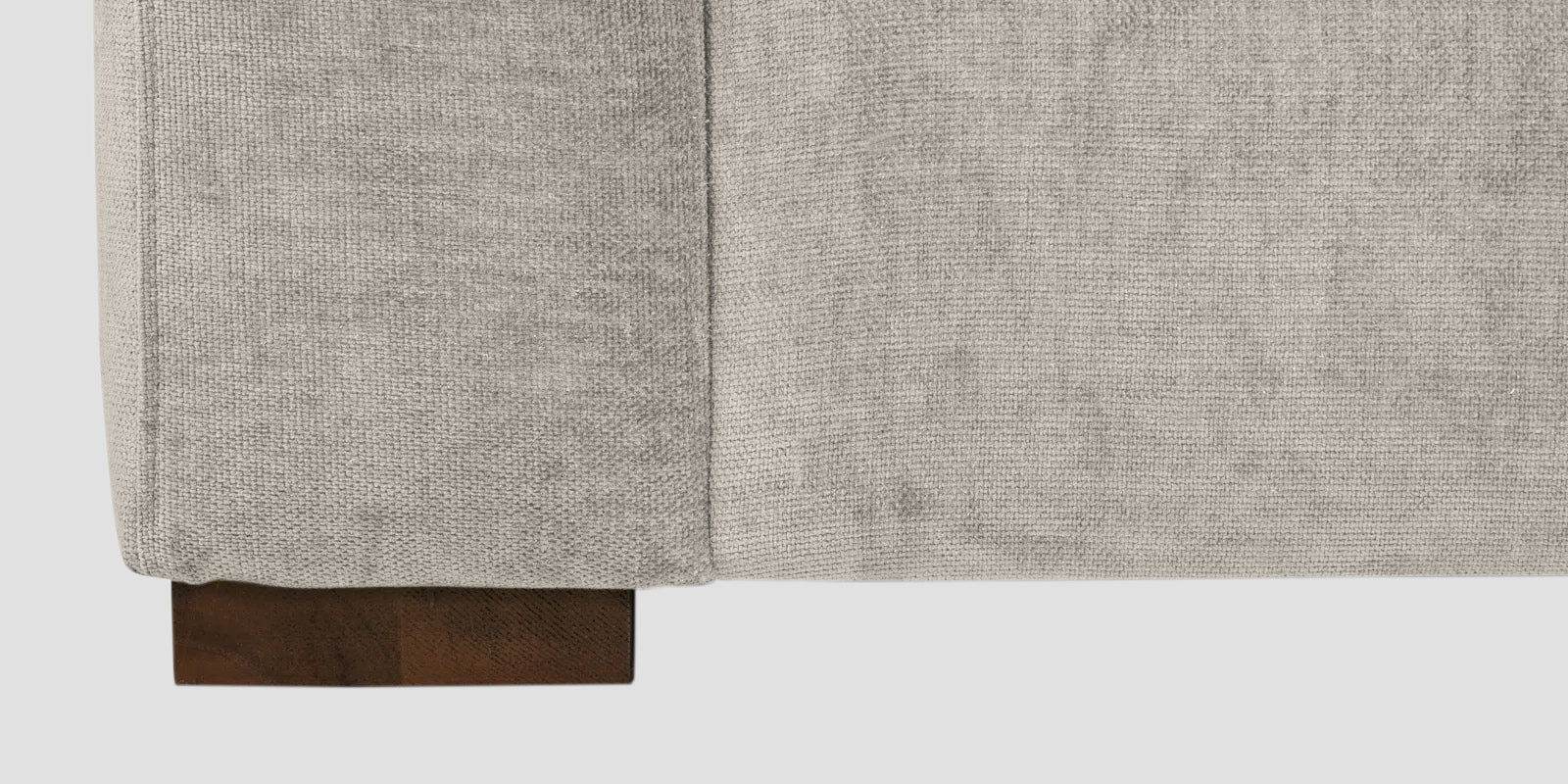 Dara Fabric 3 Seater Sofa In Ash Grey Colour - Febonic Living