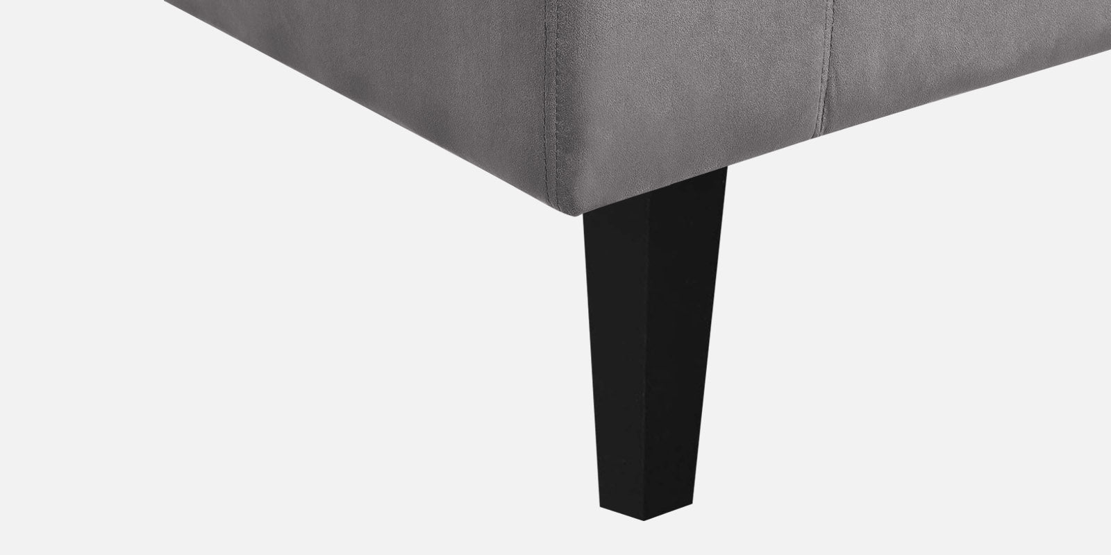 Vegas Velvet RHS Sectional Sofa (3+Lounger) In Concrete Grey Colour - Febonic Living