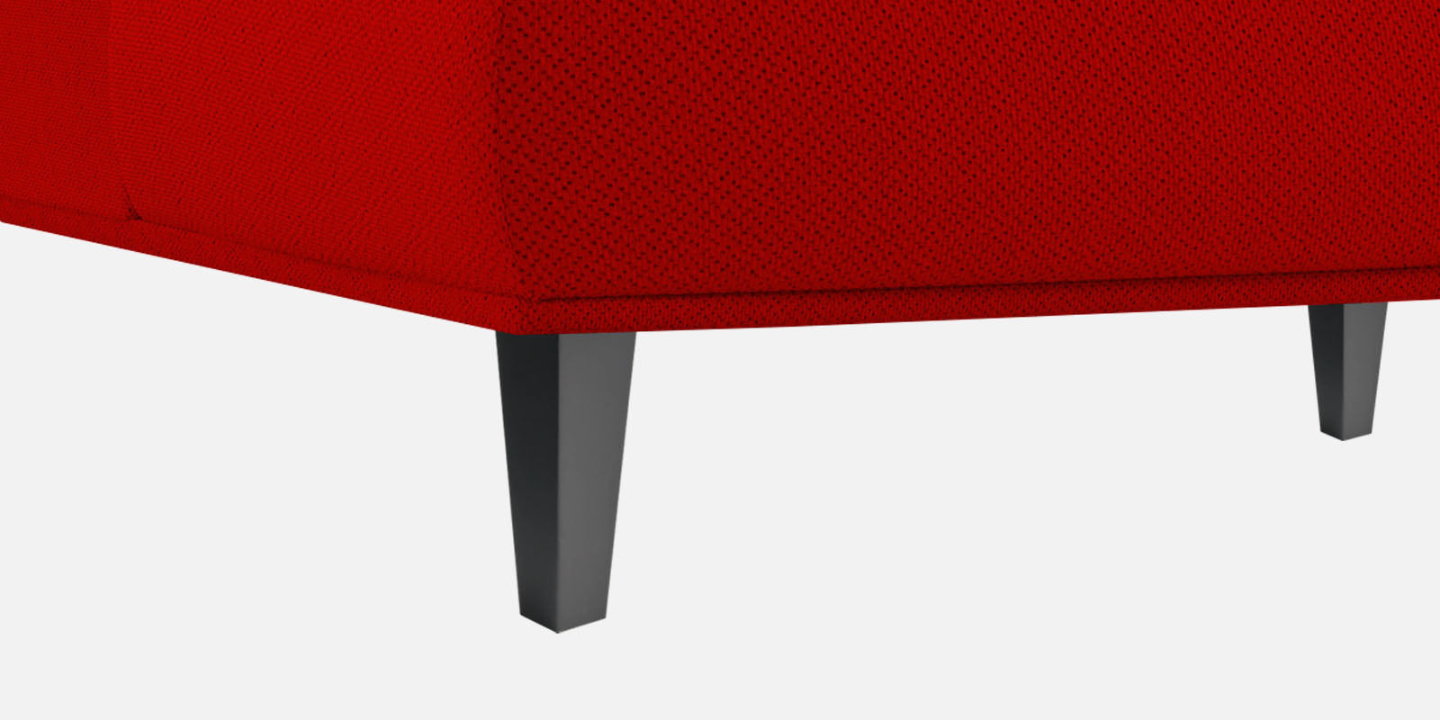 Como Fabric RHS Sectional Sofa (3+Lounger) in Ruby Red Colour