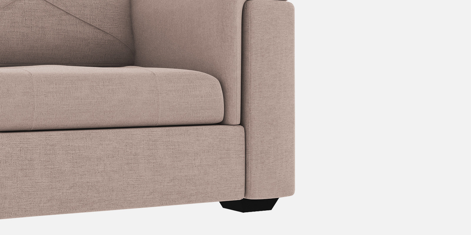 Andres Fabric 2 Seater Sofa In Mush Beige Colour - Febonic Living