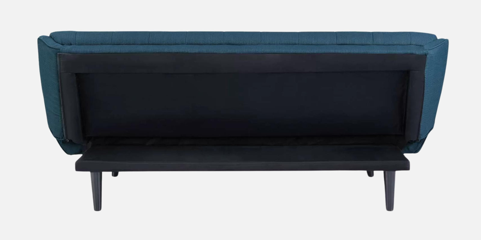 Saso Fabric Convertible Sofa Cum Bed In Light Blue Colour - Febonic Living