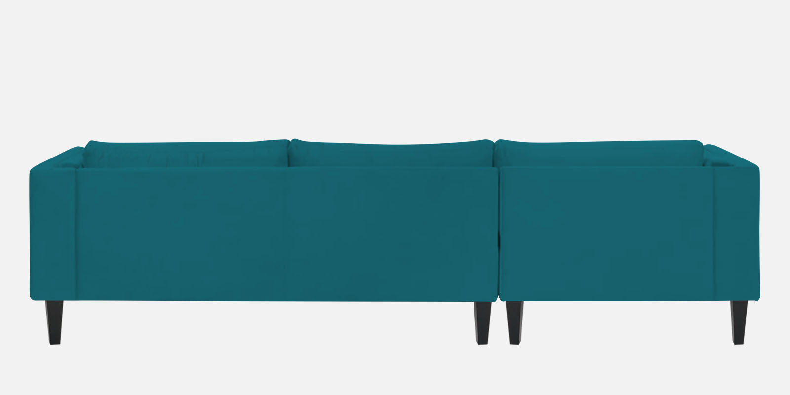 Jasper Velvet RHS Sectional Sofa (3+Lounger) In Pine green Colour - Febonic Living