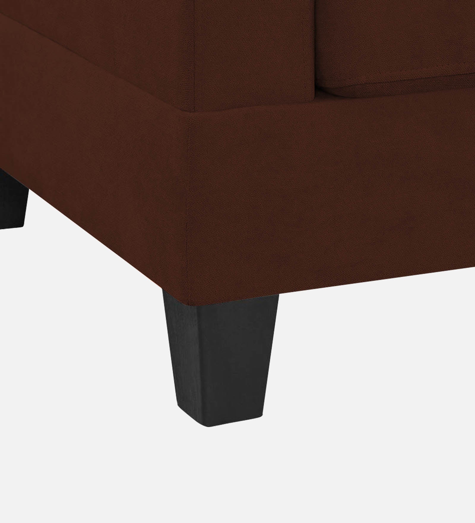 Thomas Fabric 1 Seater Sofa In Coffee Brown Colour - Febonic Living