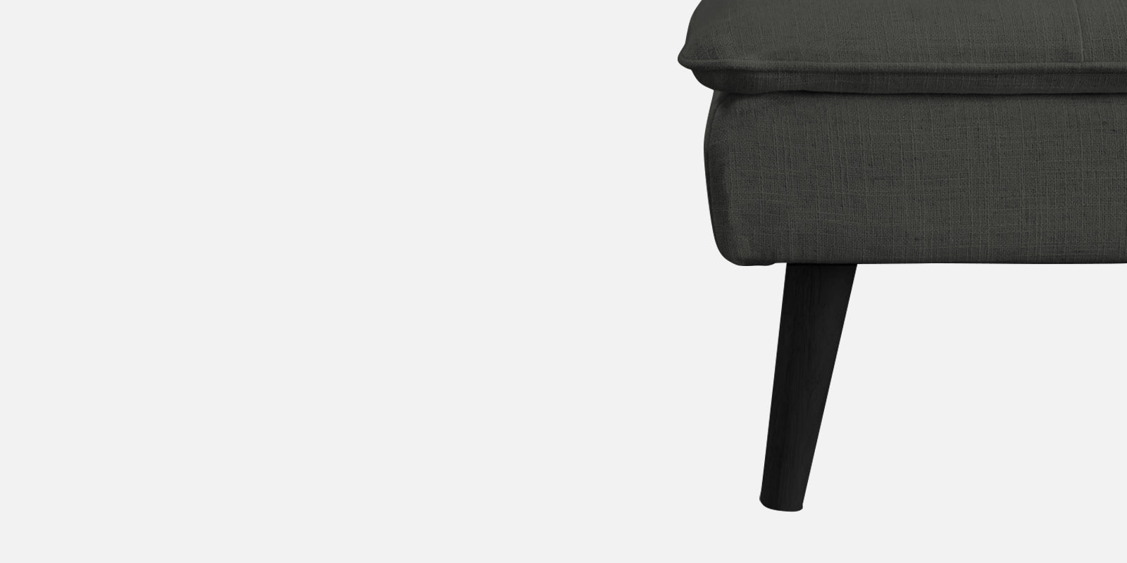 Toner Fabric 3 Seater Convertible Sofa Cum Bed In Charcoal Grey Colour - Febonic Living