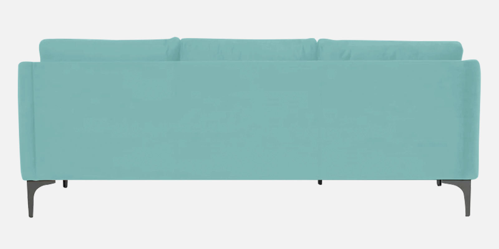 Haru Fabric RHS Sectional Sofa (2+Lounger) In Barmunda Aqua Colour - Febonic Living