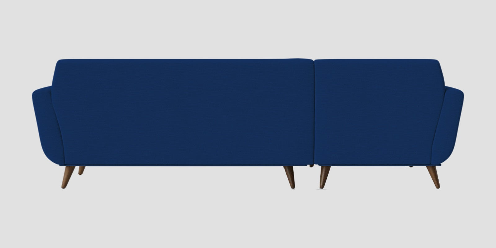 Jasmin Fabric RHS (3+ Lounger) Sectional Sofa (3+ Lounger) In Royal Blue Colour - Febonic Living