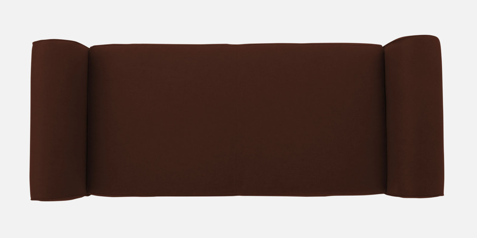 Molo Fabric 2 Seater Recamier in Coffee Brown Colour With Storage