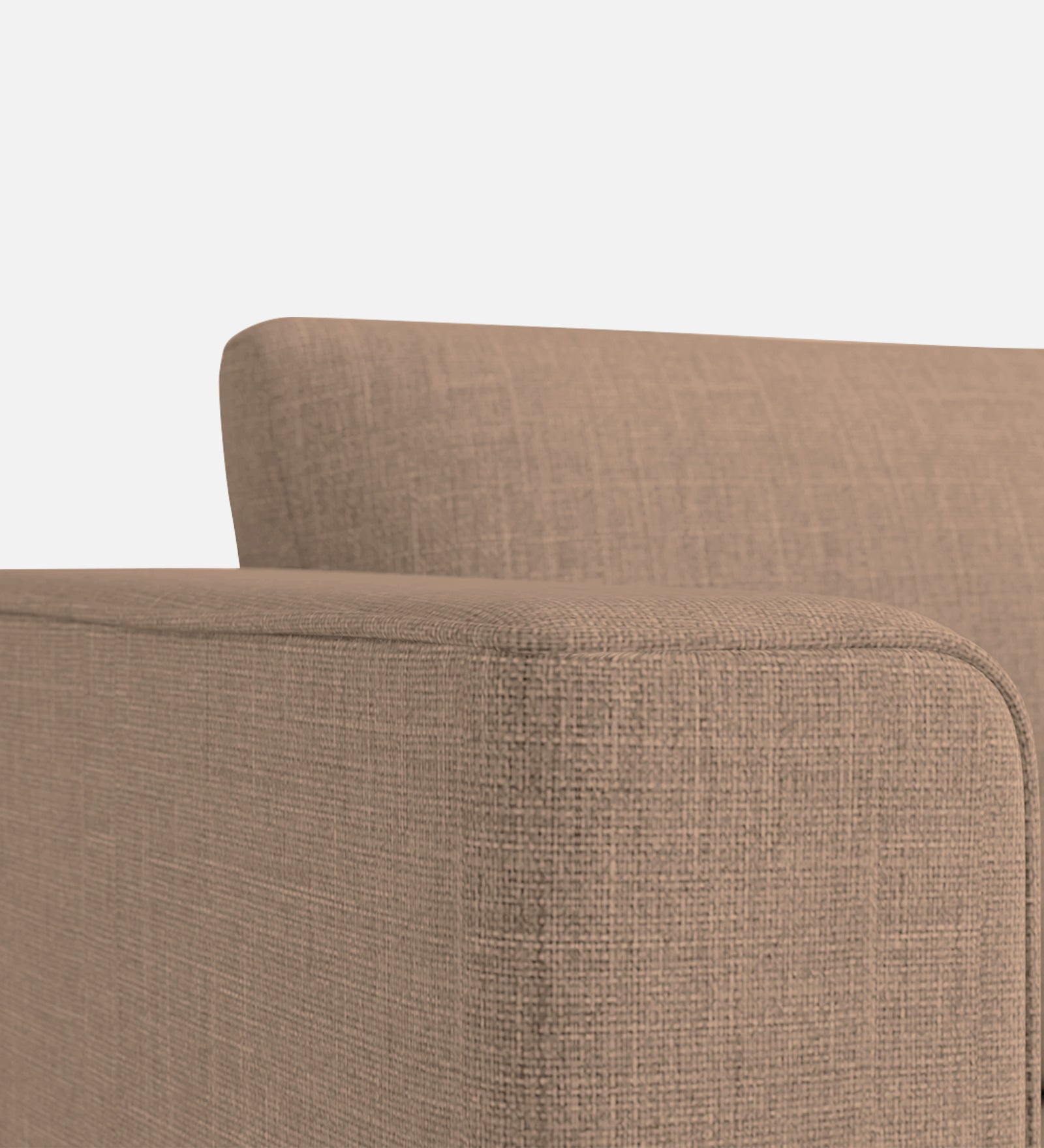 Kenia Fabric 1 Seater Foldable Sofa Cum Bed In Cookie Beige Colour - Febonic Living