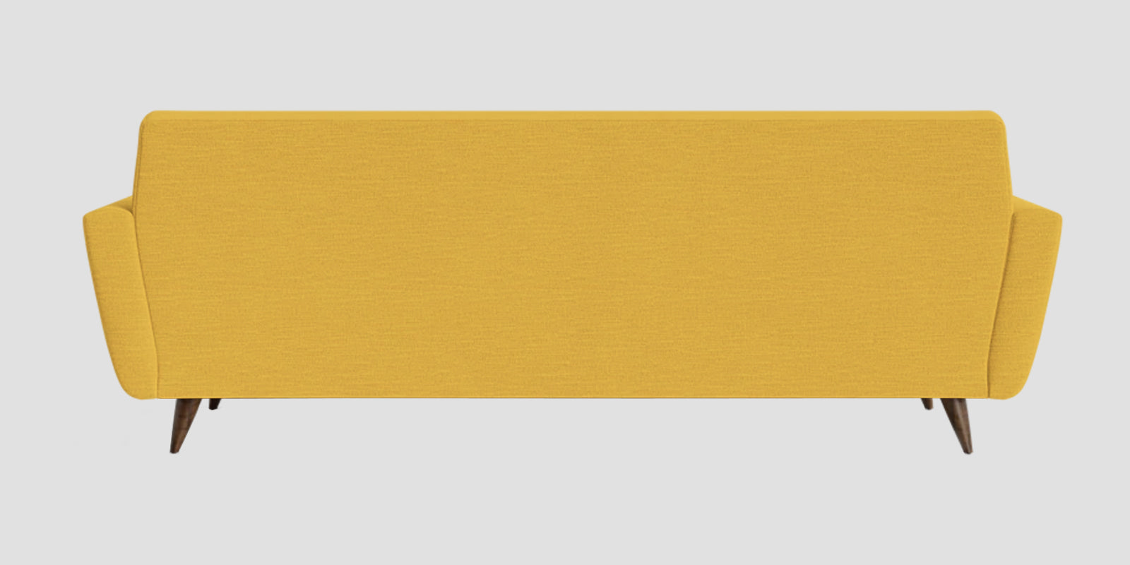 Jasmin Fabric 3 Seater Sofa In Bold Yellow Colour - Febonic Living