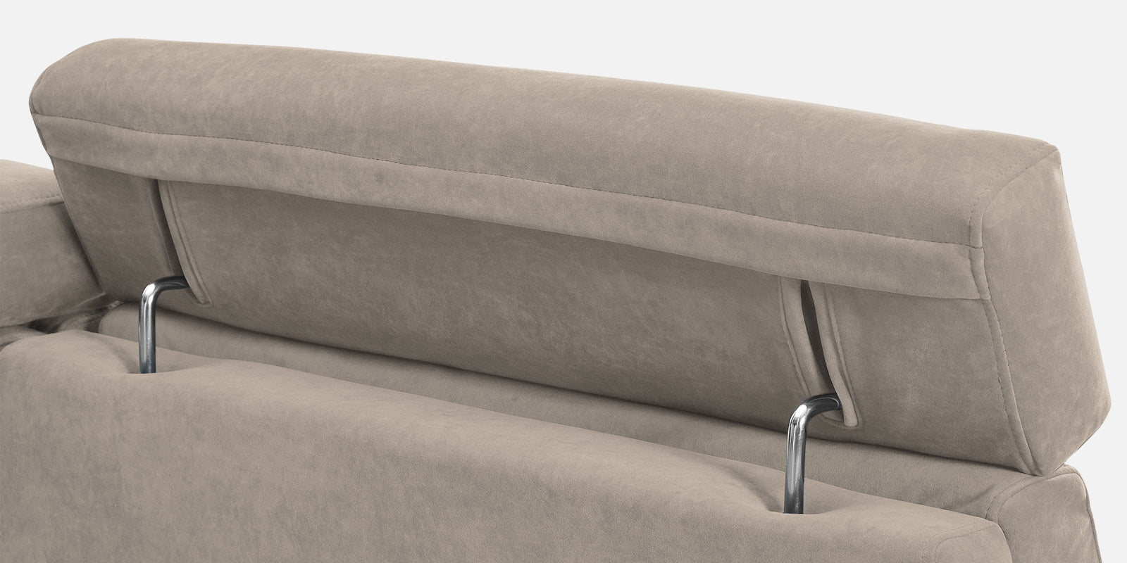 Hiro Fabric 3 Seater Sofa In Oat-Beige Colour - Febonic Living