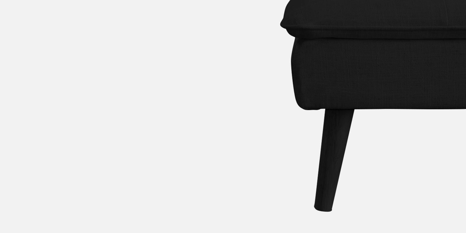 Toner Fabric 3 Seater Convertible Sofa Cum Bed In Zed Black Colour - Febonic Living