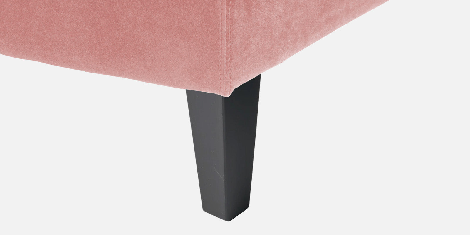 Jones Velvet LHS Sectional Sofa (3+Lounger) In Millennial Pink Colour - Febonic Living