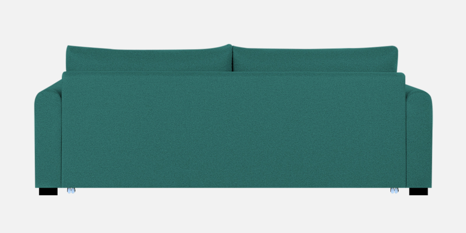 Sigma Fabric 3 Seater Pull Out Sofa Cum Bed In Sea Green Colour - Febonic Living