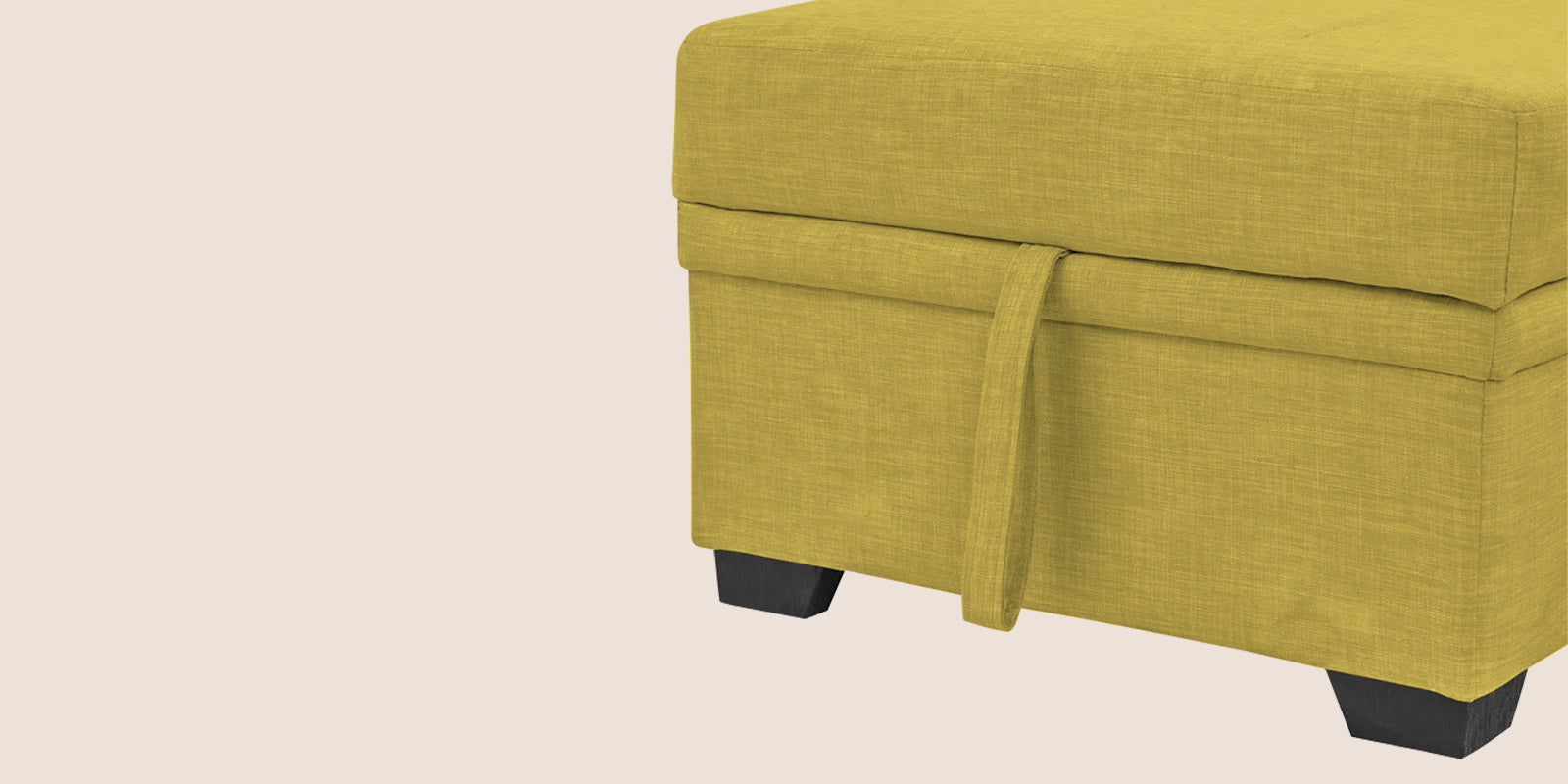 Jody Fabric 3 Seater Pull Out Sofa Cum Bed In Parrot Green Colour With Storage - Febonic Living